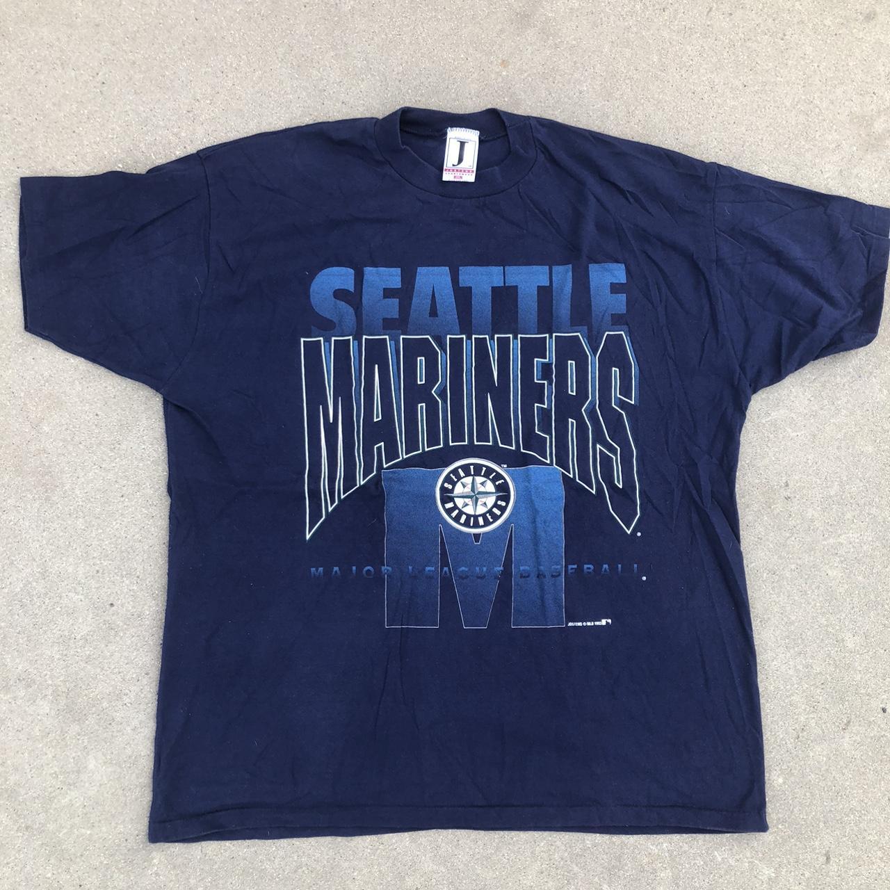 Seattle Mariners T Shirt 2XL Vintage 90s Baseball - Depop