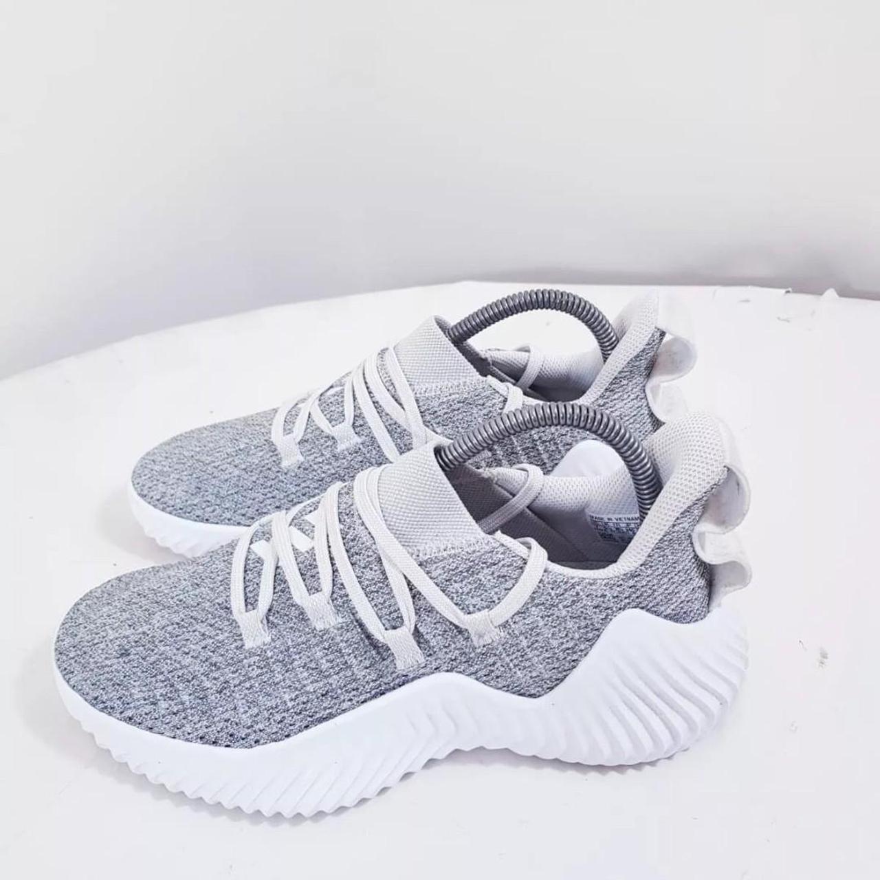 Adidas Bounce Womens Ladies Grey Trainers Sneakers