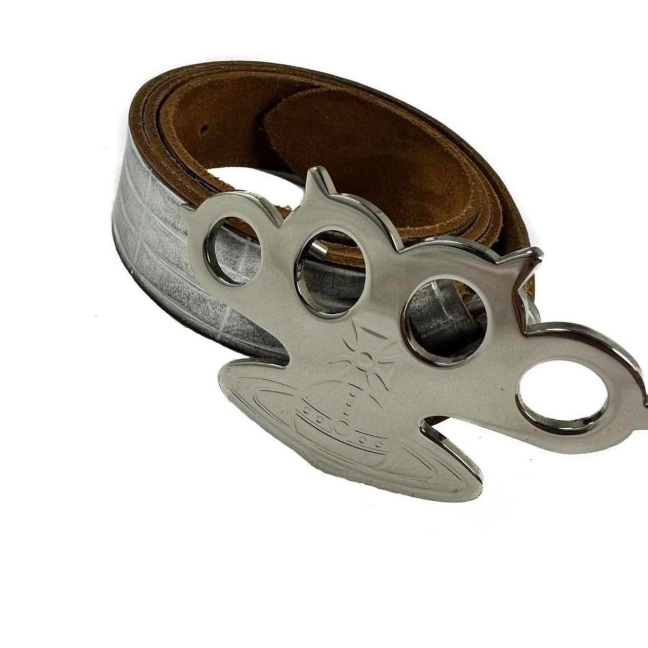 Vivienne Westwood Brass Knuckle Orb Leather... - Depop