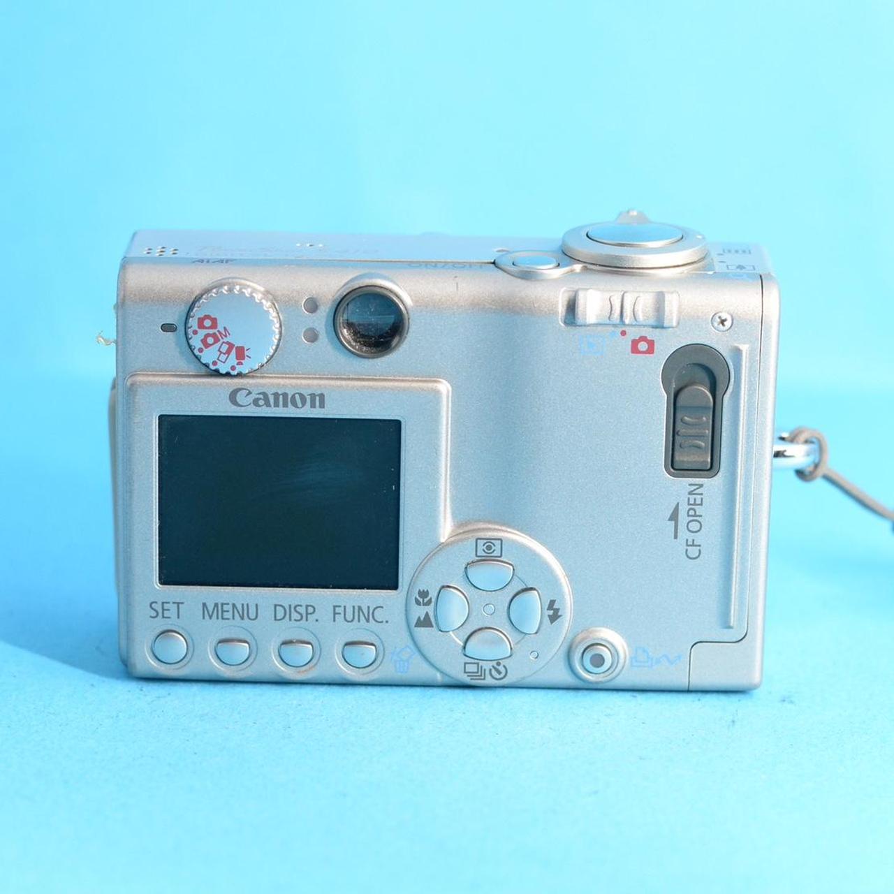 Canon Silver and Grey Camerasandaccessories Depop