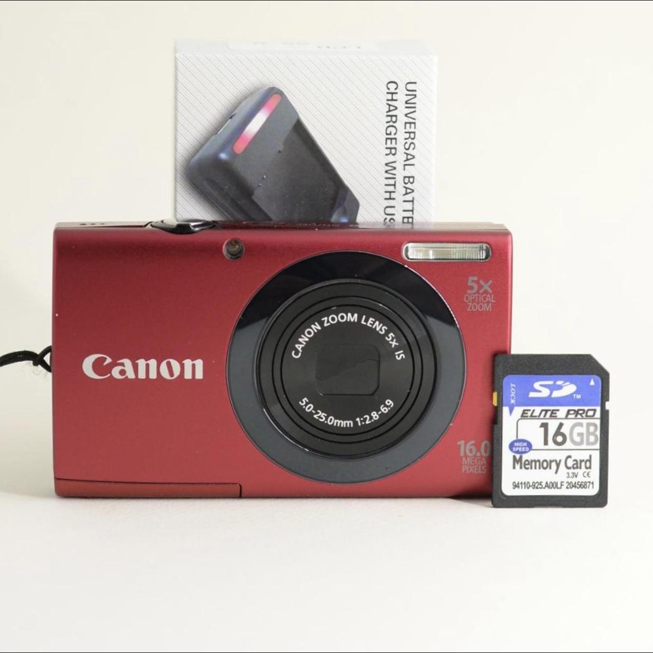 Canon PowerShot A3400 16MP Digital camera with SD... Depop