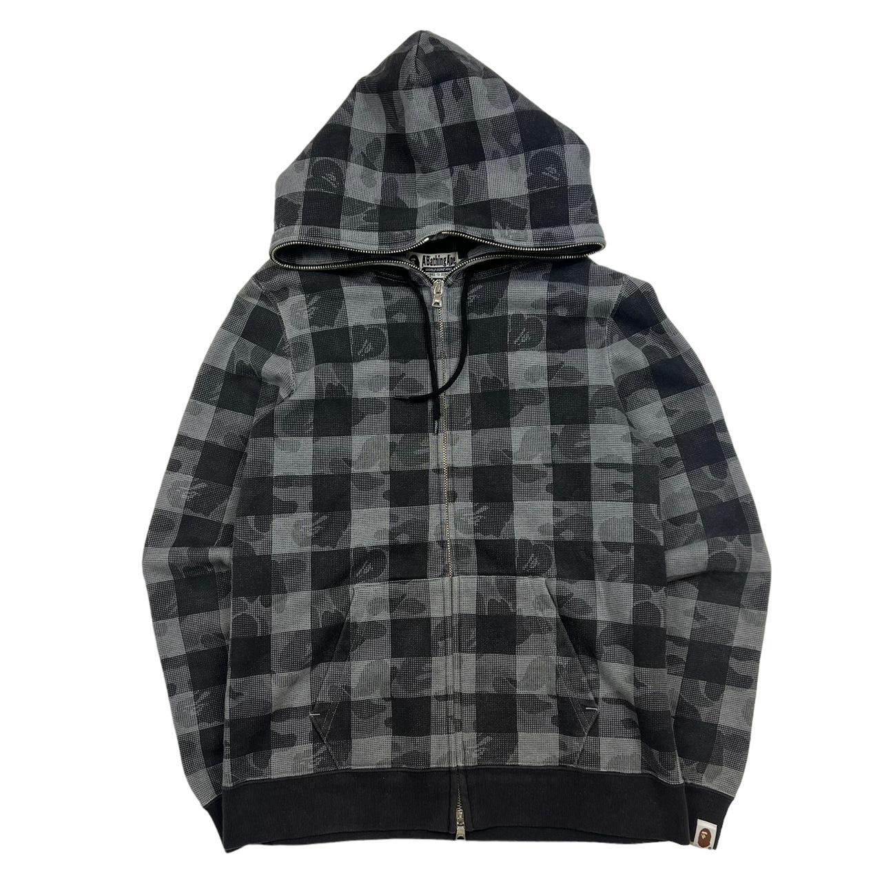 Chequered hoodie best sale