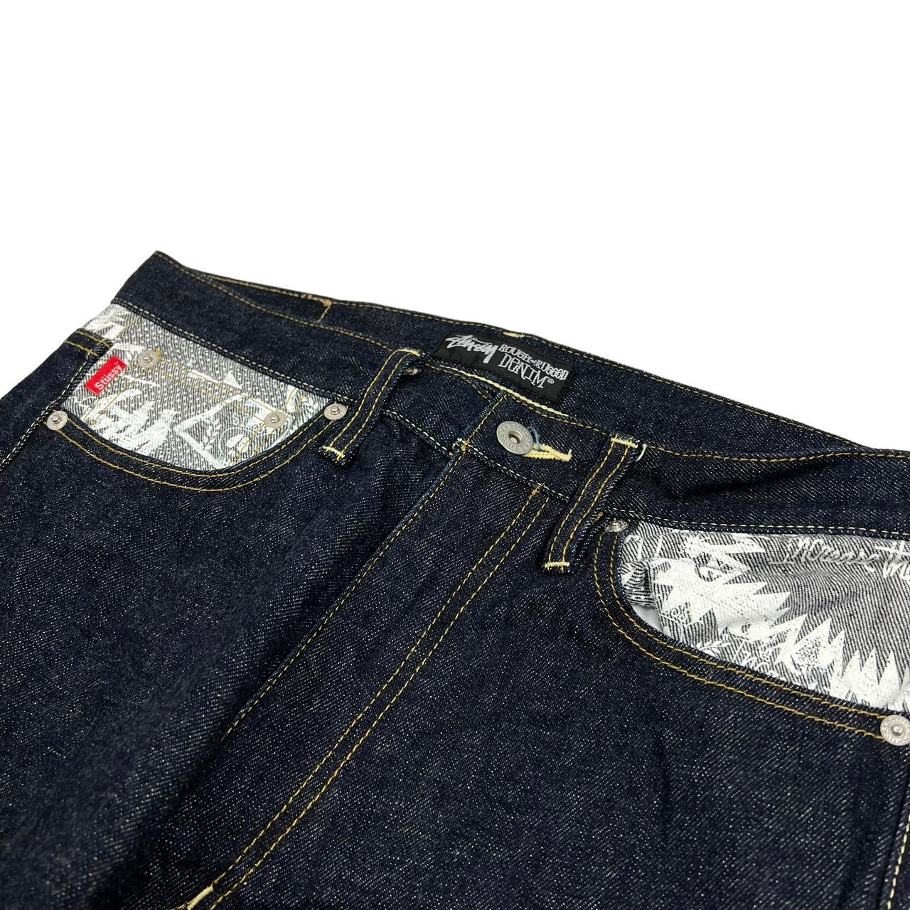 Stussy Comic Increase The Peace Jeans - Waist: | Depop