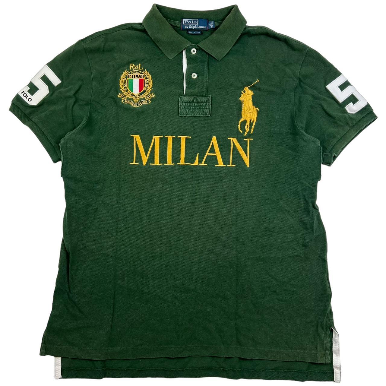 【XL】POLO RALPH LAUREN MILAN 5 ポロシャツ Ralph Lauren Milan Polo Shirt - Extra Large - P2P: | Depop