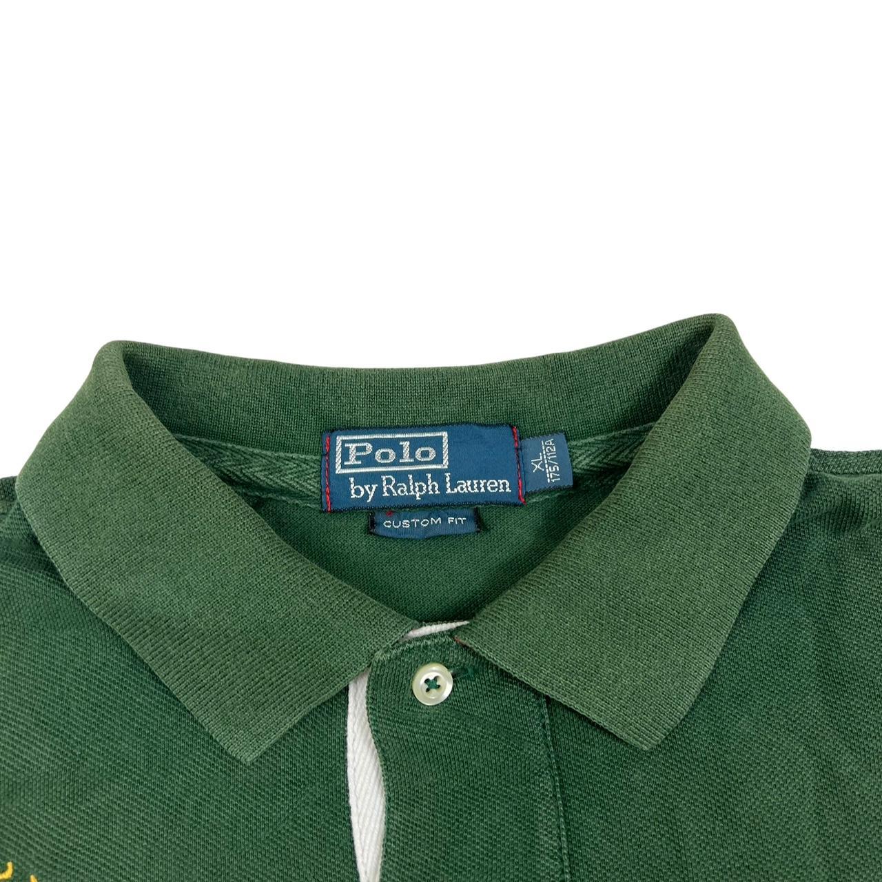 【XL】POLO RALPH LAUREN MILAN 5 ポロシャツ Vintage POLO RALPH LAUREN New York #5 Polo Shirt Big Logo