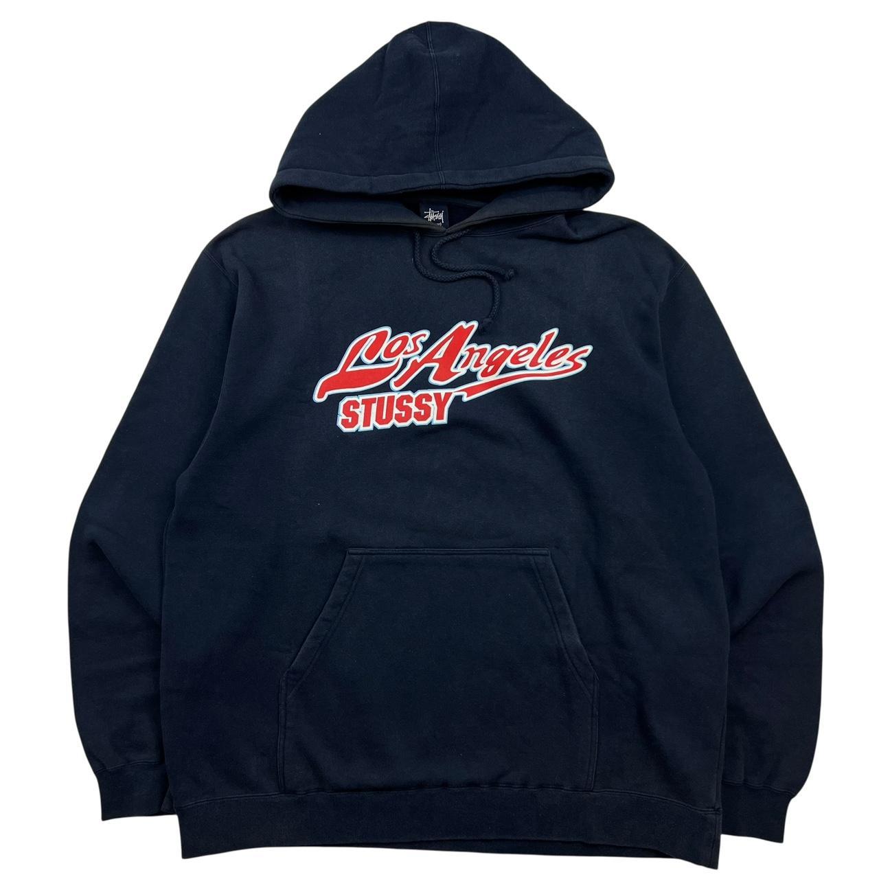Vintage Stussy Fleece Zip Up Hoodie - Medium - P2P: | Depop