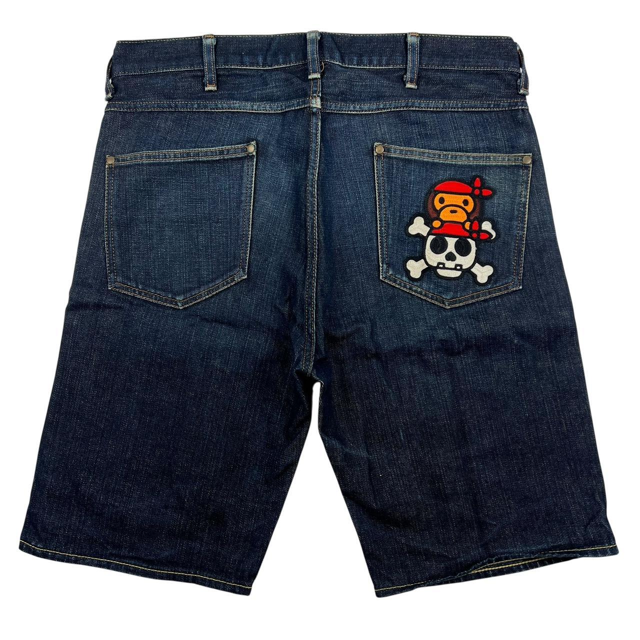 90-00s A BATHING APE vintage shorts エイプ Vintage Bape Shorts / Jorts - Waist: 35” - length: | Depop