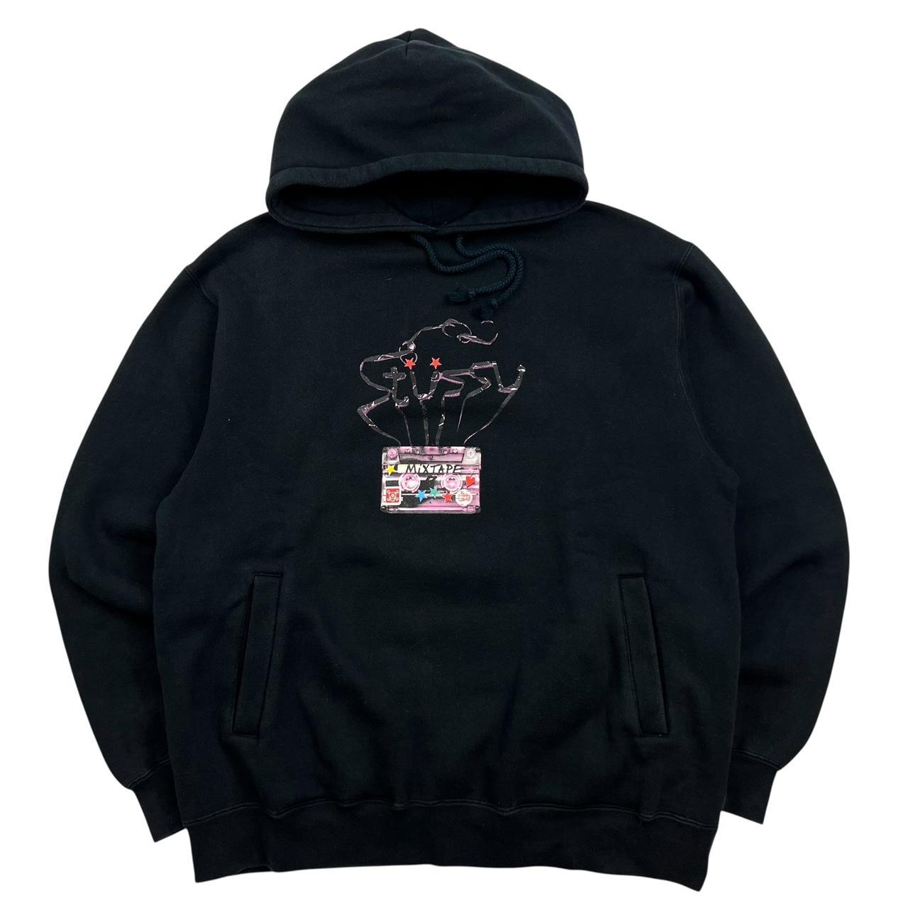 Vintage Stussy Graffiti Zip Up Hoodie - Small - | Depop