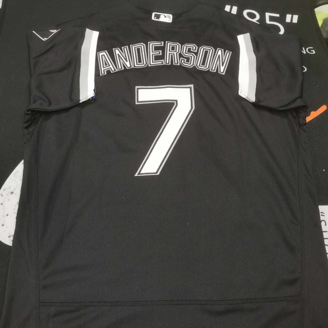 Nike Men's Tim Anderson White and Black Chicago White Sox Home