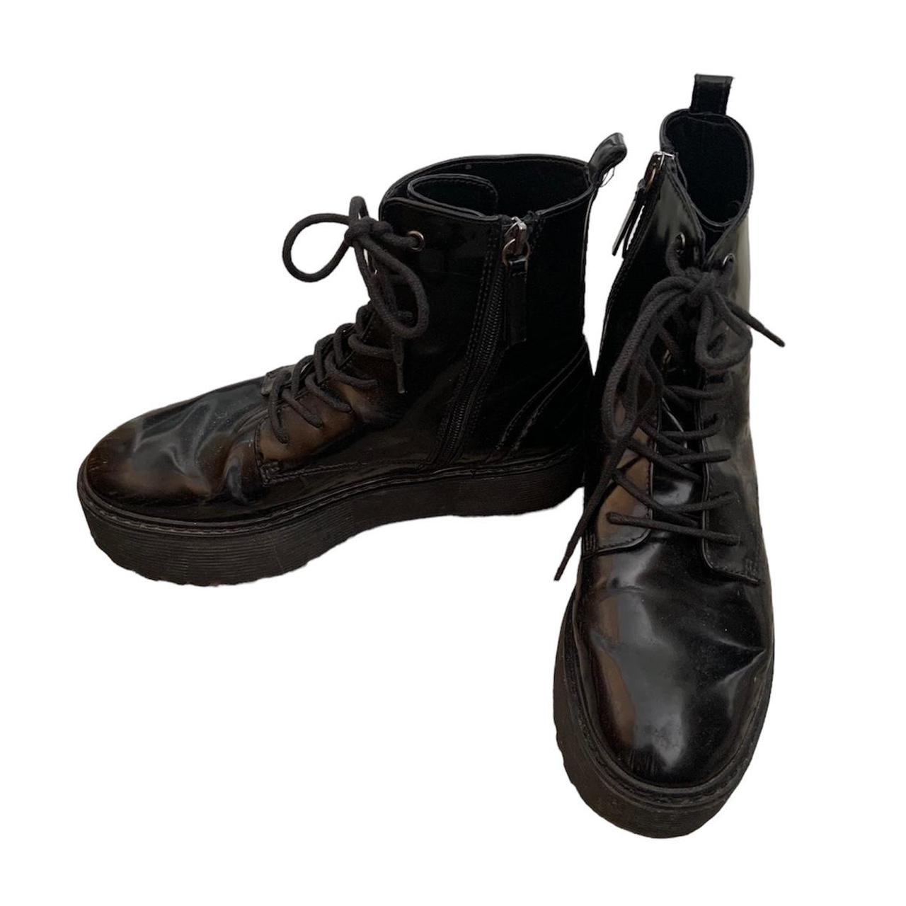 red and black duck boots
