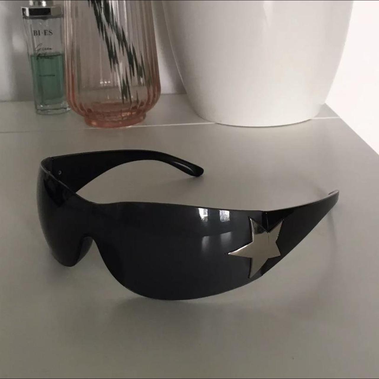 Super cute black Y2K star sunglasses Also selling a... - Depop