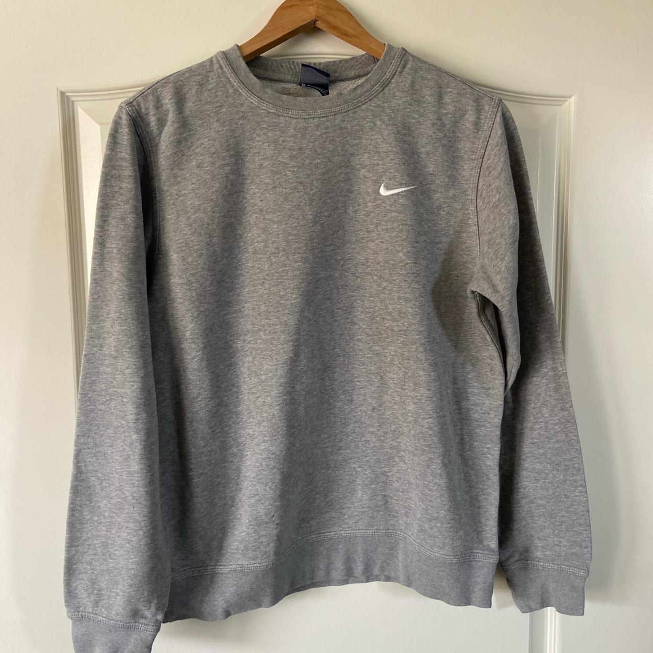 Nike Men's Grey Jumper | Depop