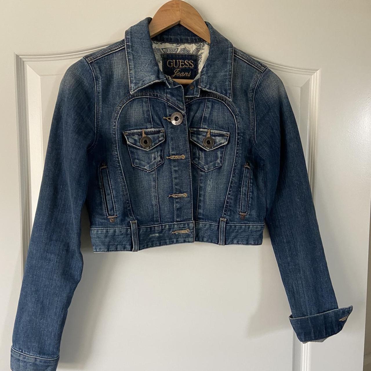 Guess Women's Navy and Blue Jacket