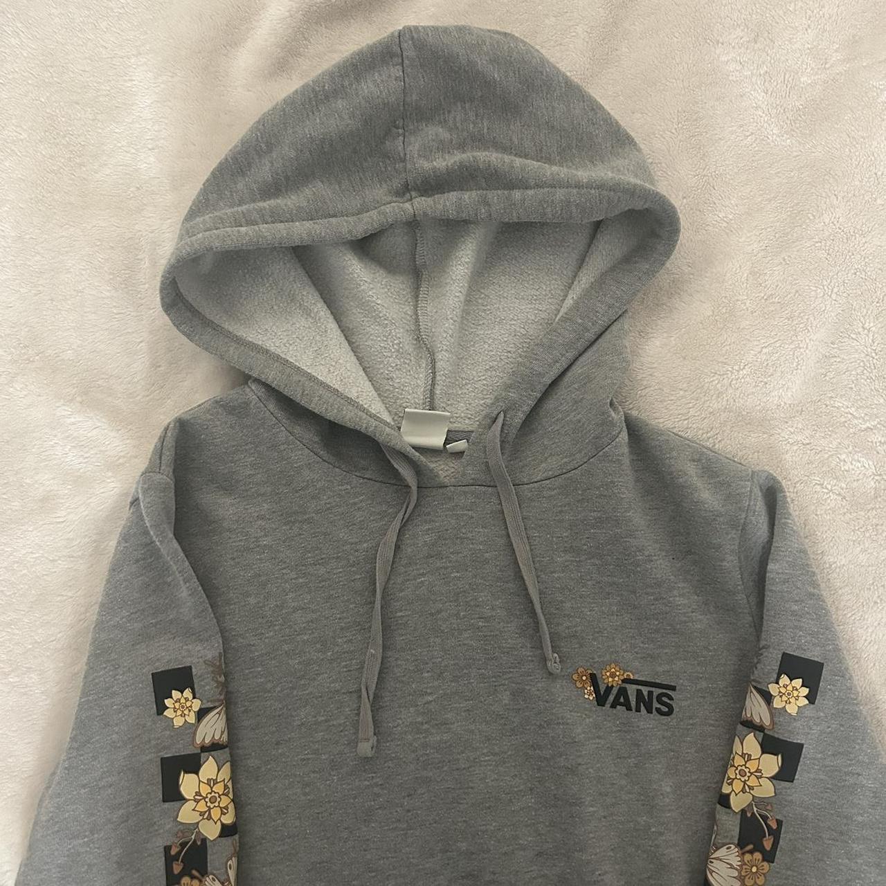 Grey vans hoodie womens best sale