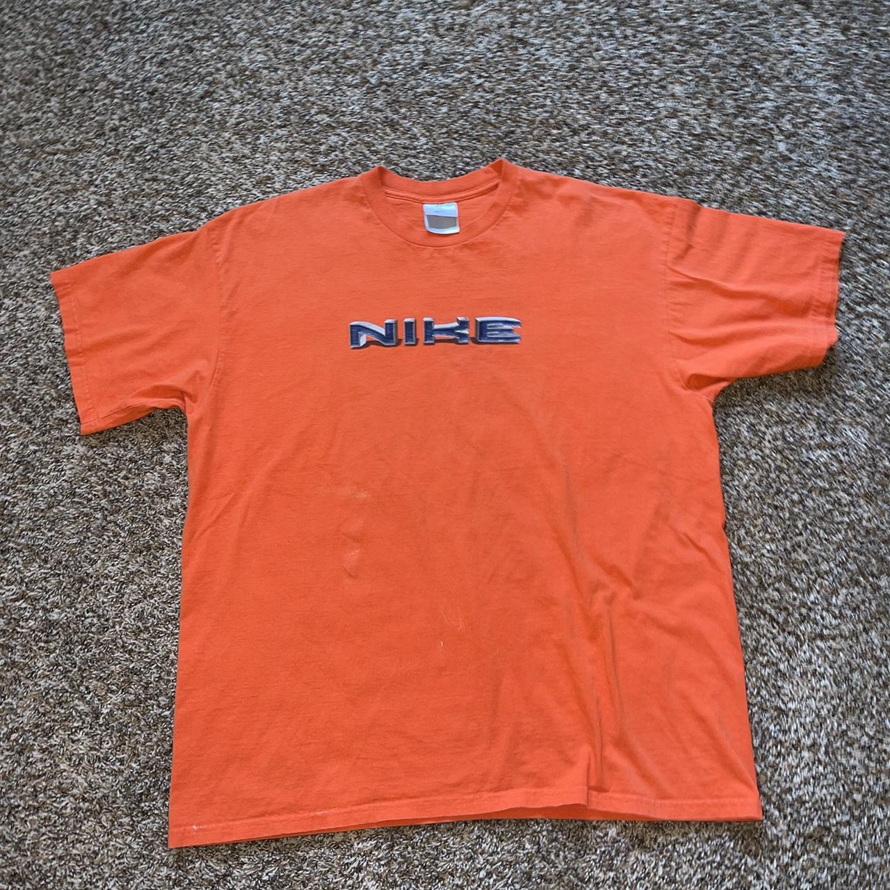 mens nike orange t shirt