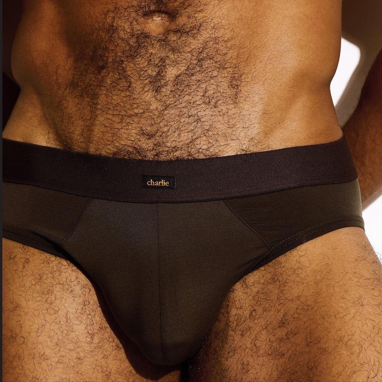 Men's Tan and Brown Boxers-and-briefs