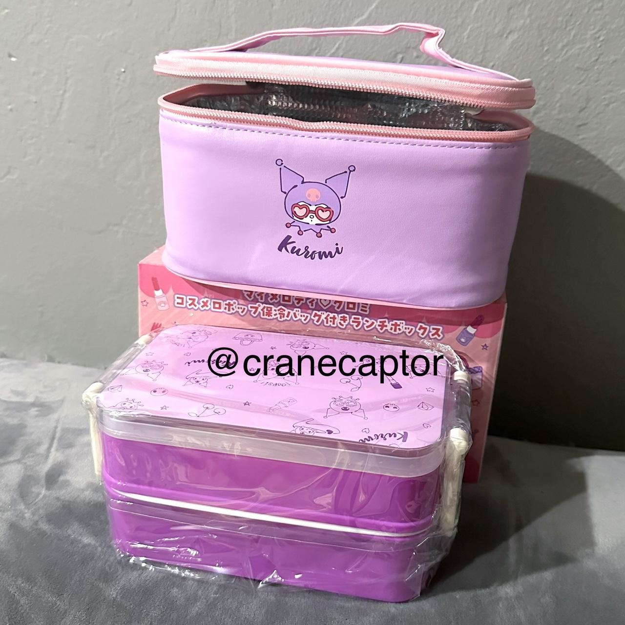 Cute Cinnamoroll Tupperware/Bento Box by Sanrio from - Depop