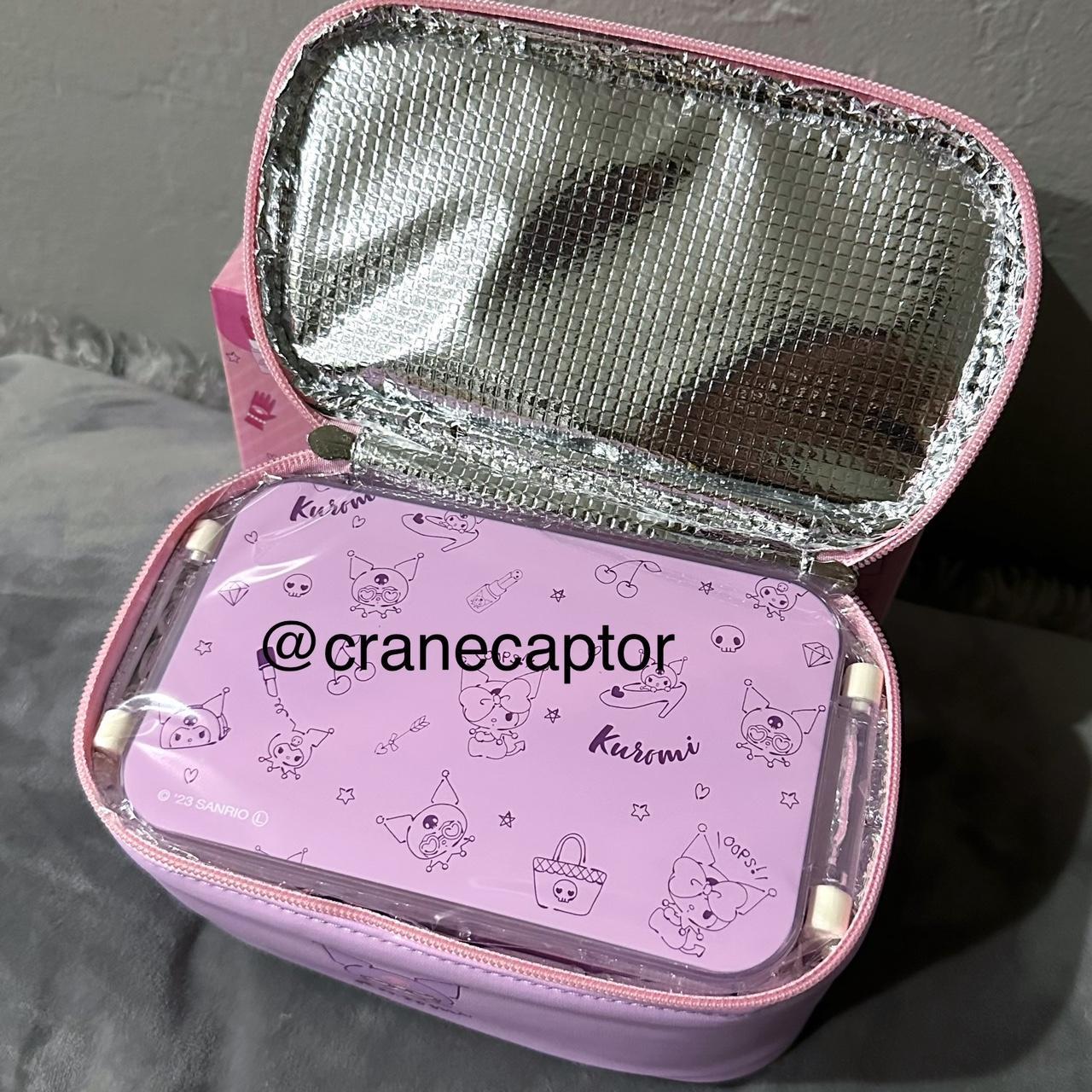 Cute Cinnamoroll Tupperware/Bento Box by Sanrio from - Depop