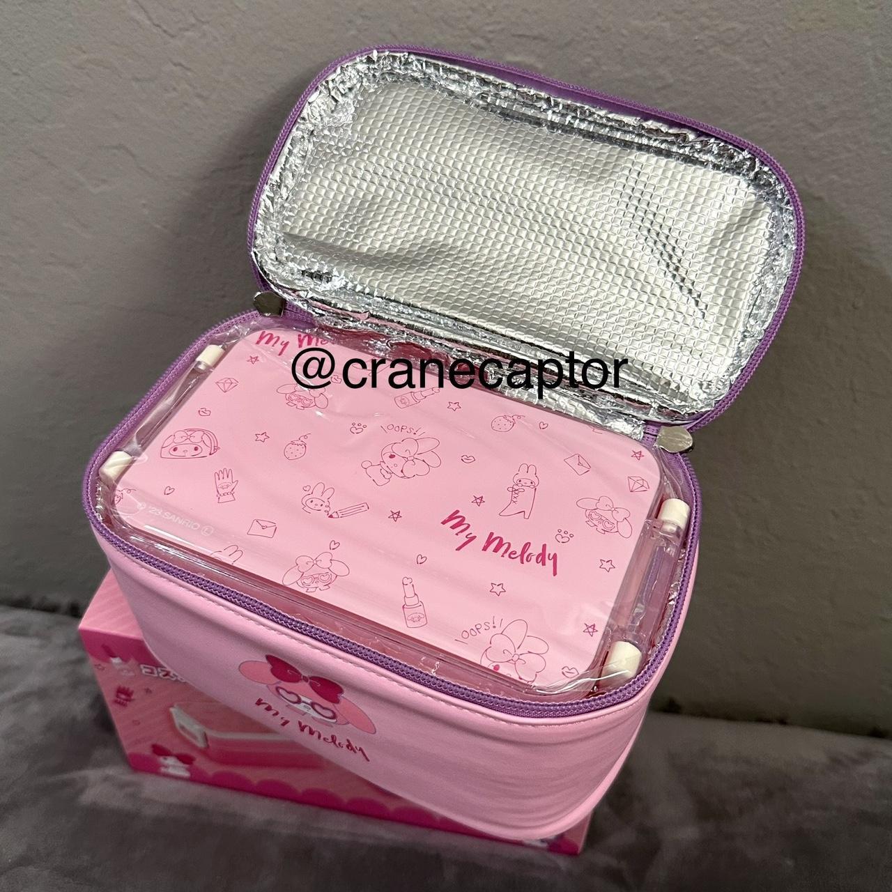 Cute Cinnamoroll Tupperware/Bento Box by Sanrio from - Depop