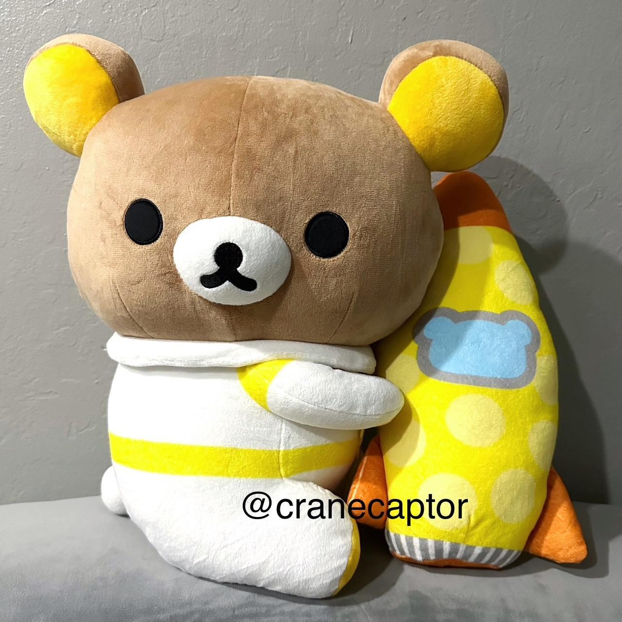 NEW BIG 16 Inch Rocket Holding Rilakkuma Plush