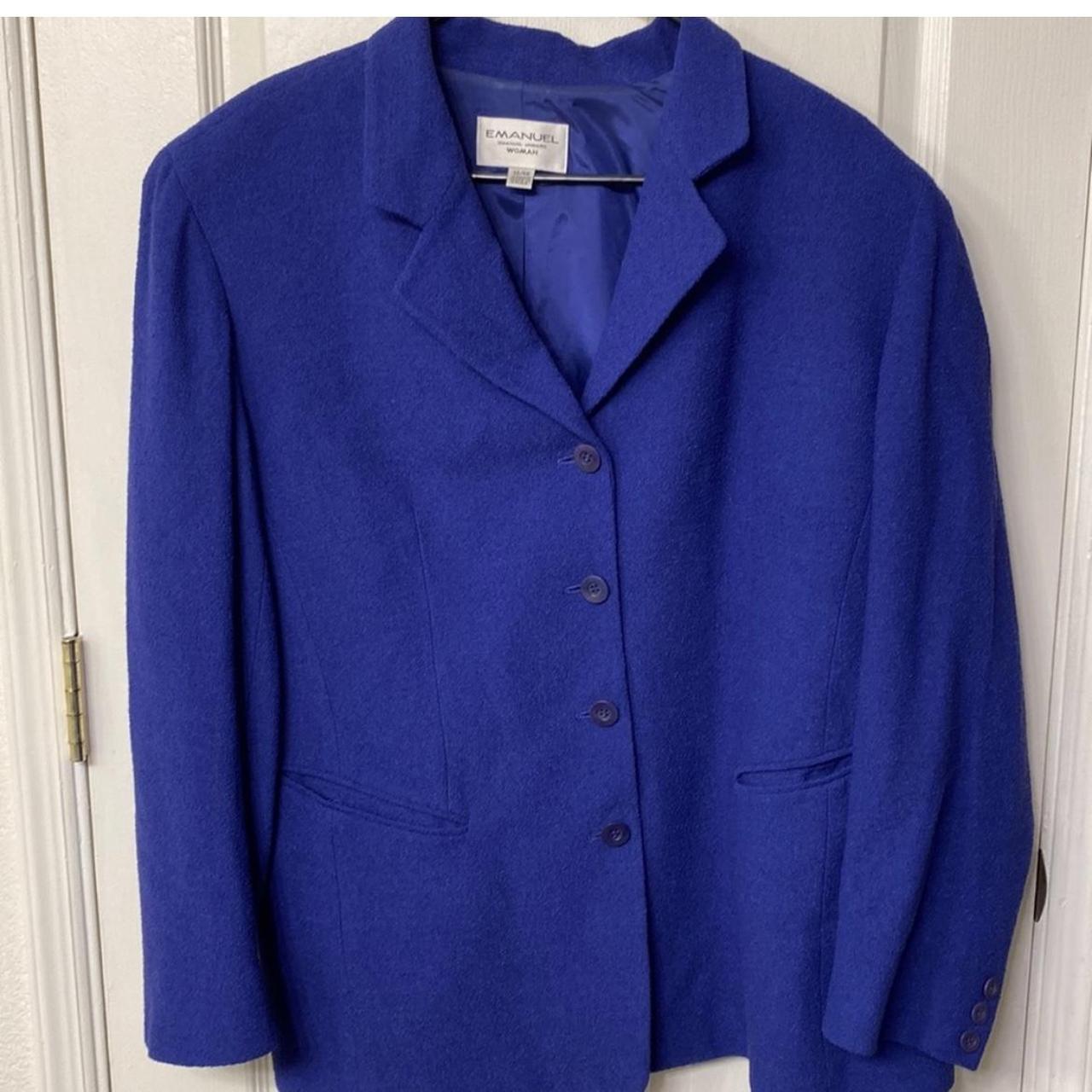 Emanuel Ungaro Women's Blue Coat