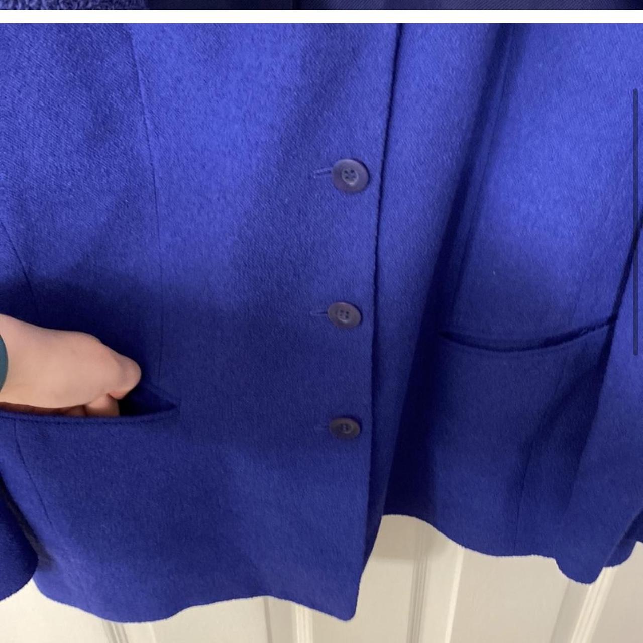 Emanuel Ungaro Women's Blue Coat (4)