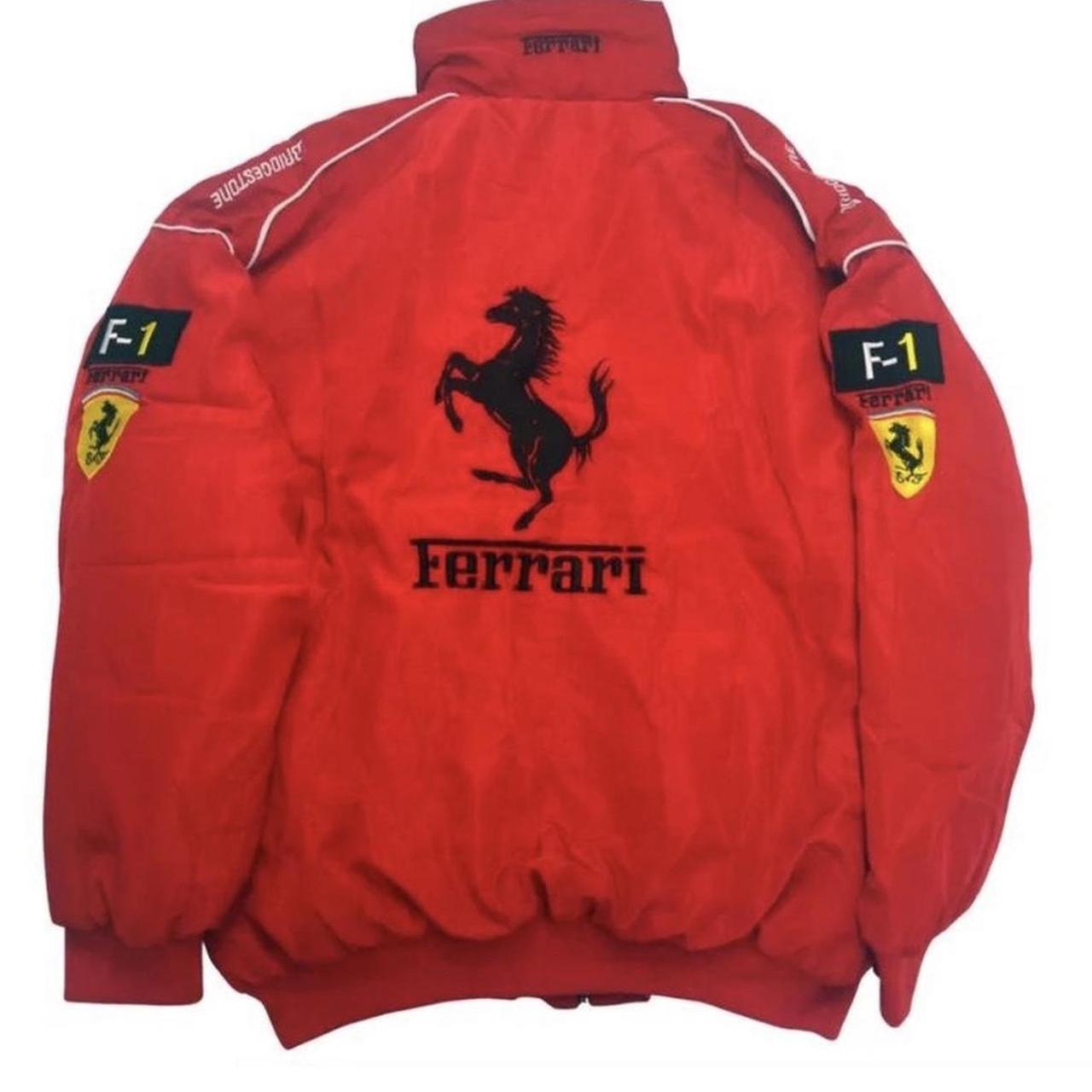 Ferrari Men's Red Jacket | Depop