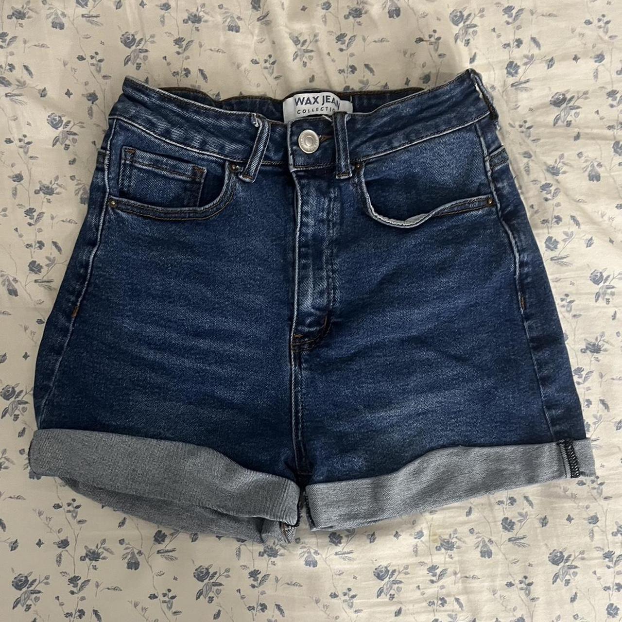 Wax denim store shorts