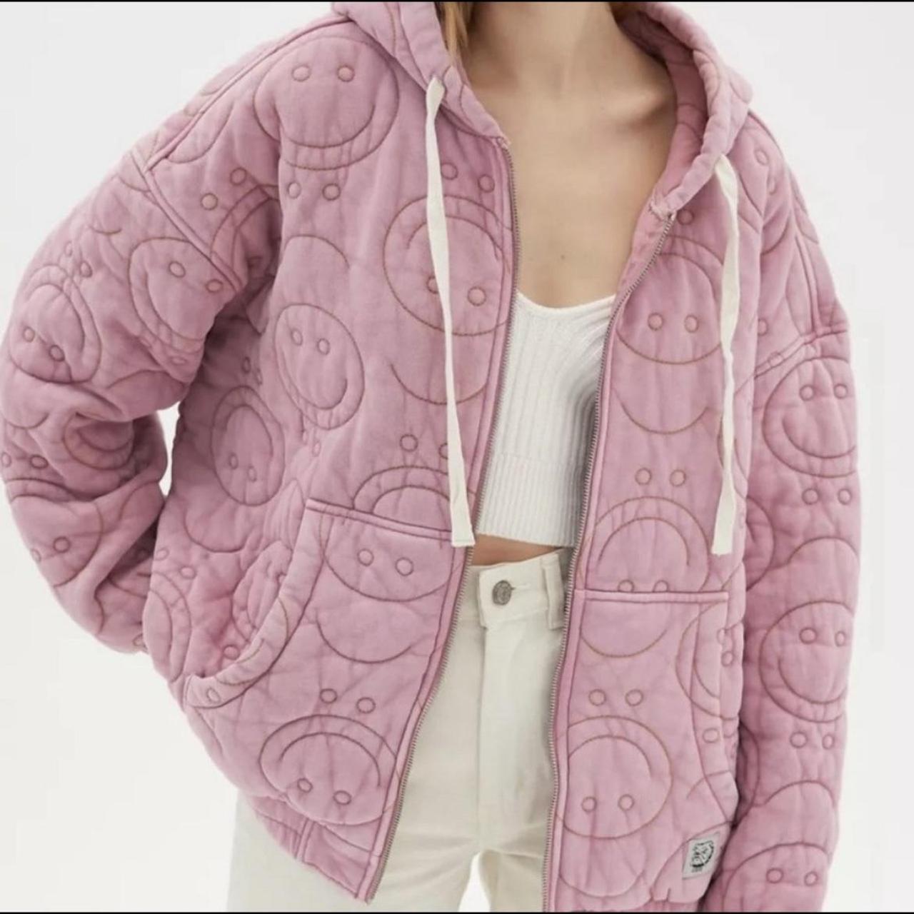 BDG Urban Outfitters Smiley Face Jacket Size... - Depop