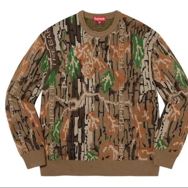 Trebark Supreme Camo Sweater. #nyc #winter #supreme... - Depop