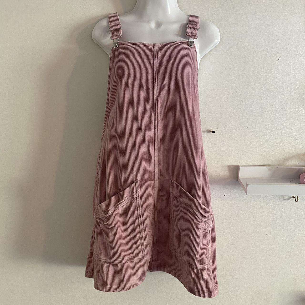 Topshop pink hot sale pinafore dress