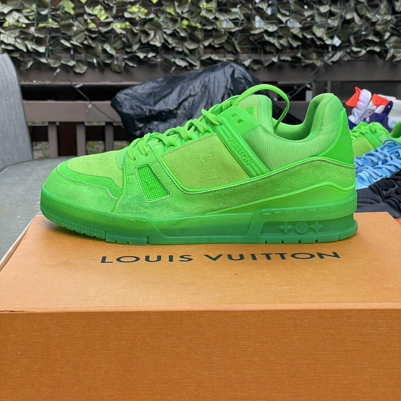 Neon Green Virgil Abloh Louis Vuitton Store LOUIS VUITTON Neon