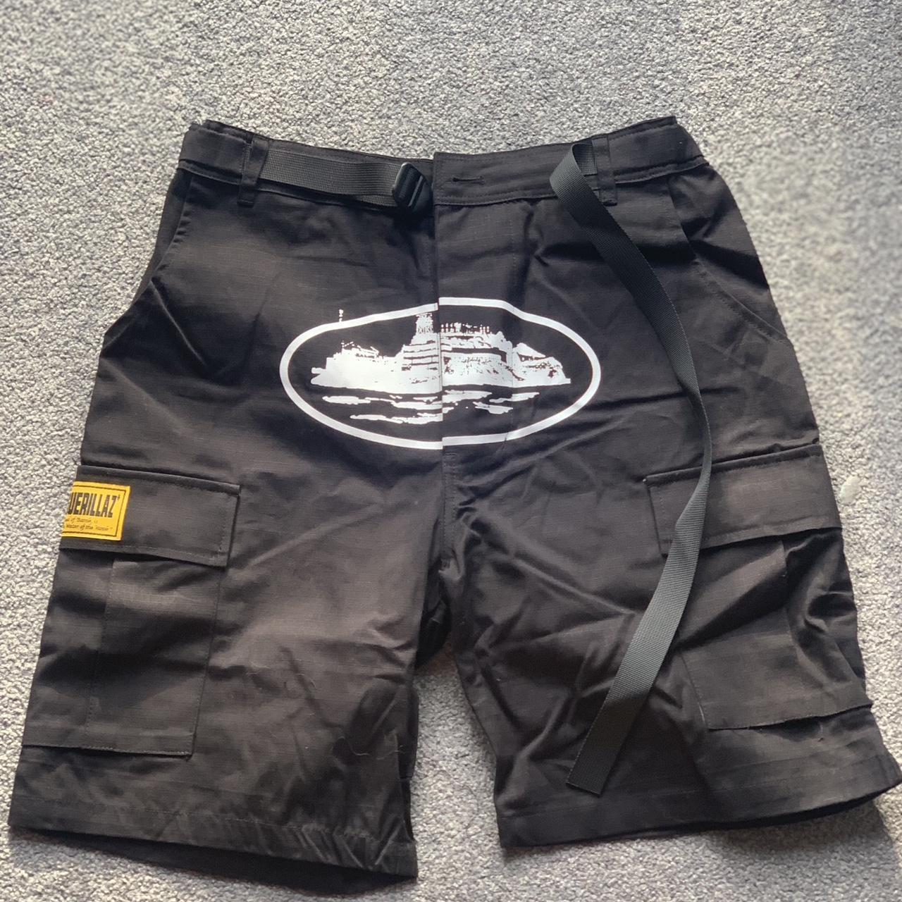 Cortiez Cargo Shorts Black -Size Medium -Open to... - Depop