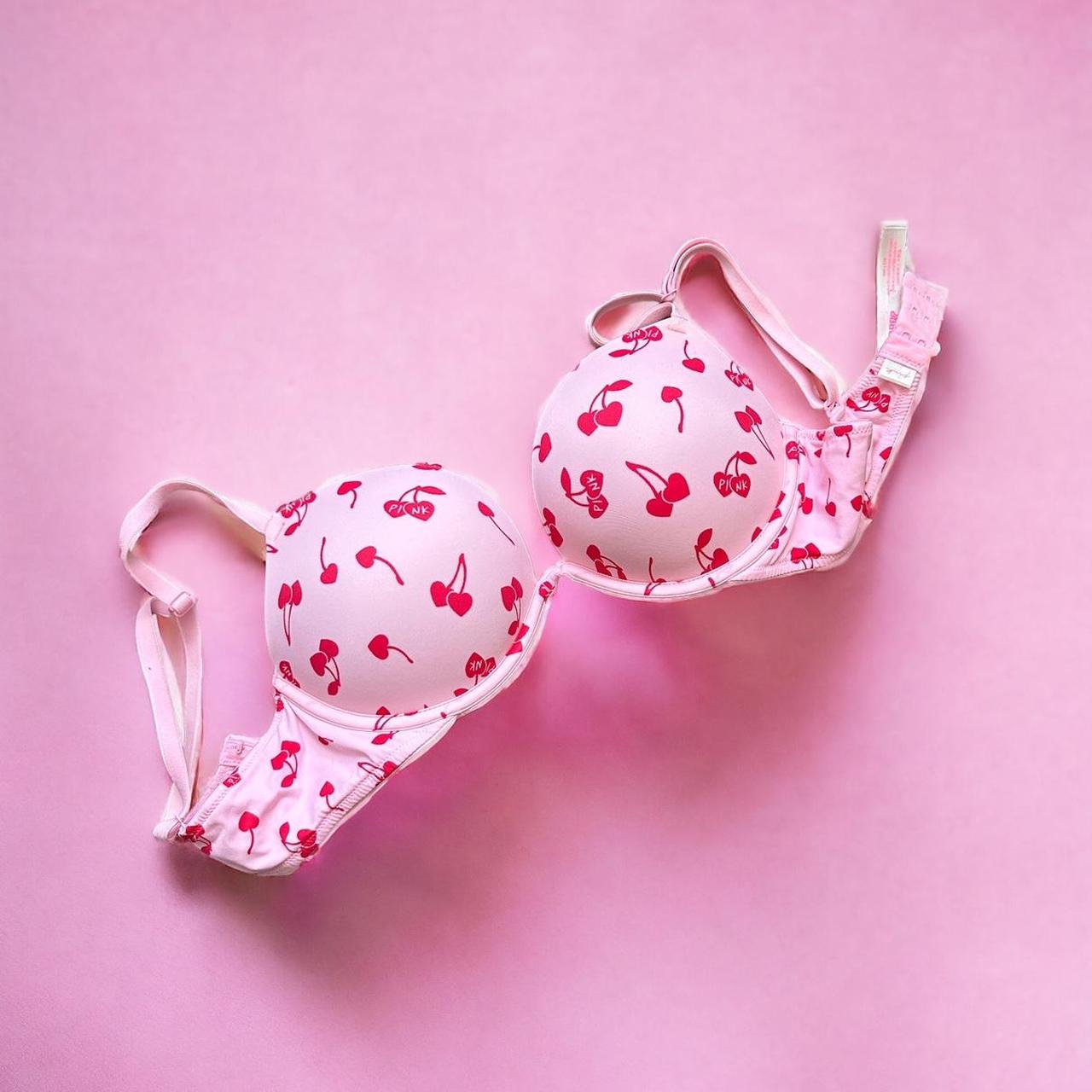 Victorias secret limited edition cherry heart bra..., image size:1280x1280