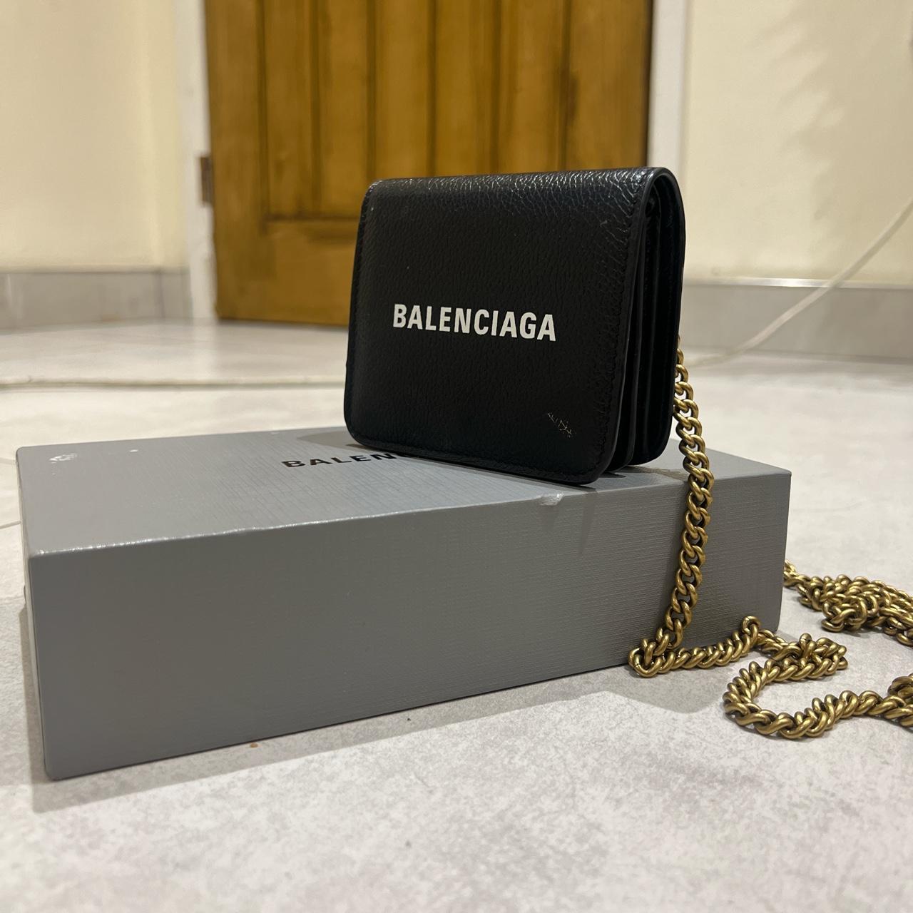 Balenciaga everyday chain on sale wallet