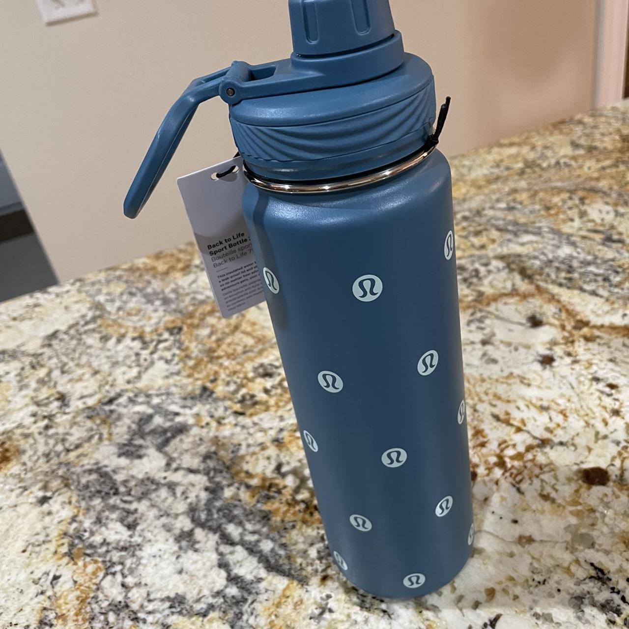 connor at least we're hydrated. Tag yourself if you dare. #lululemon , Lululemon  Water Bottle
