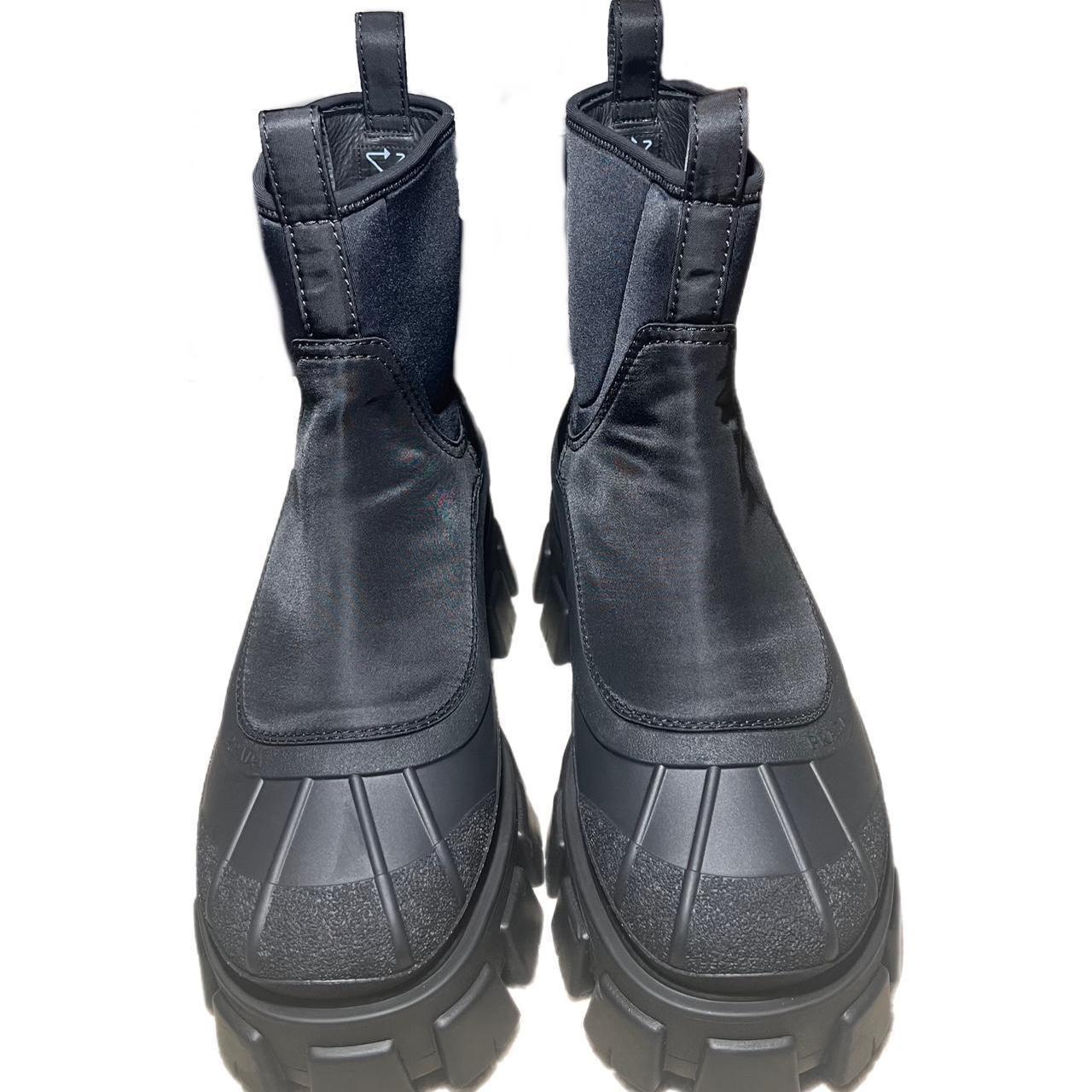 Prada, Monolith Gabardine; Rubber Boots, Black, IT 41, Moda Operandi