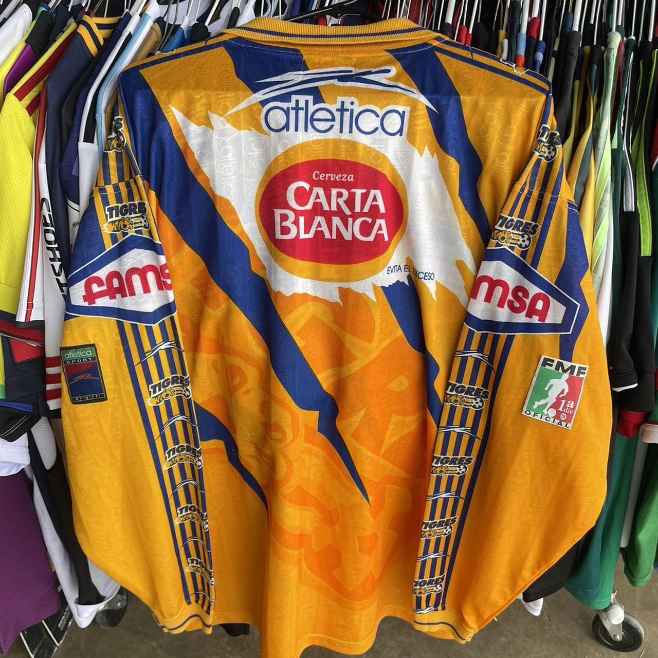 Atletica UANL Tigres 90s Soccer LS deals Training Top