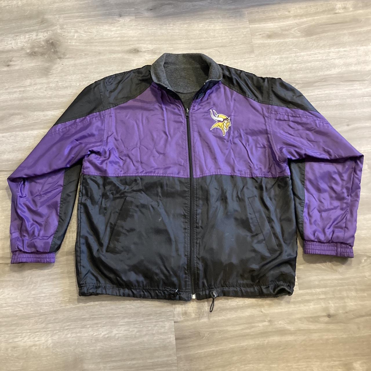 Vintage 90's Minnesota Vikings Winter Coat Used in - Depop