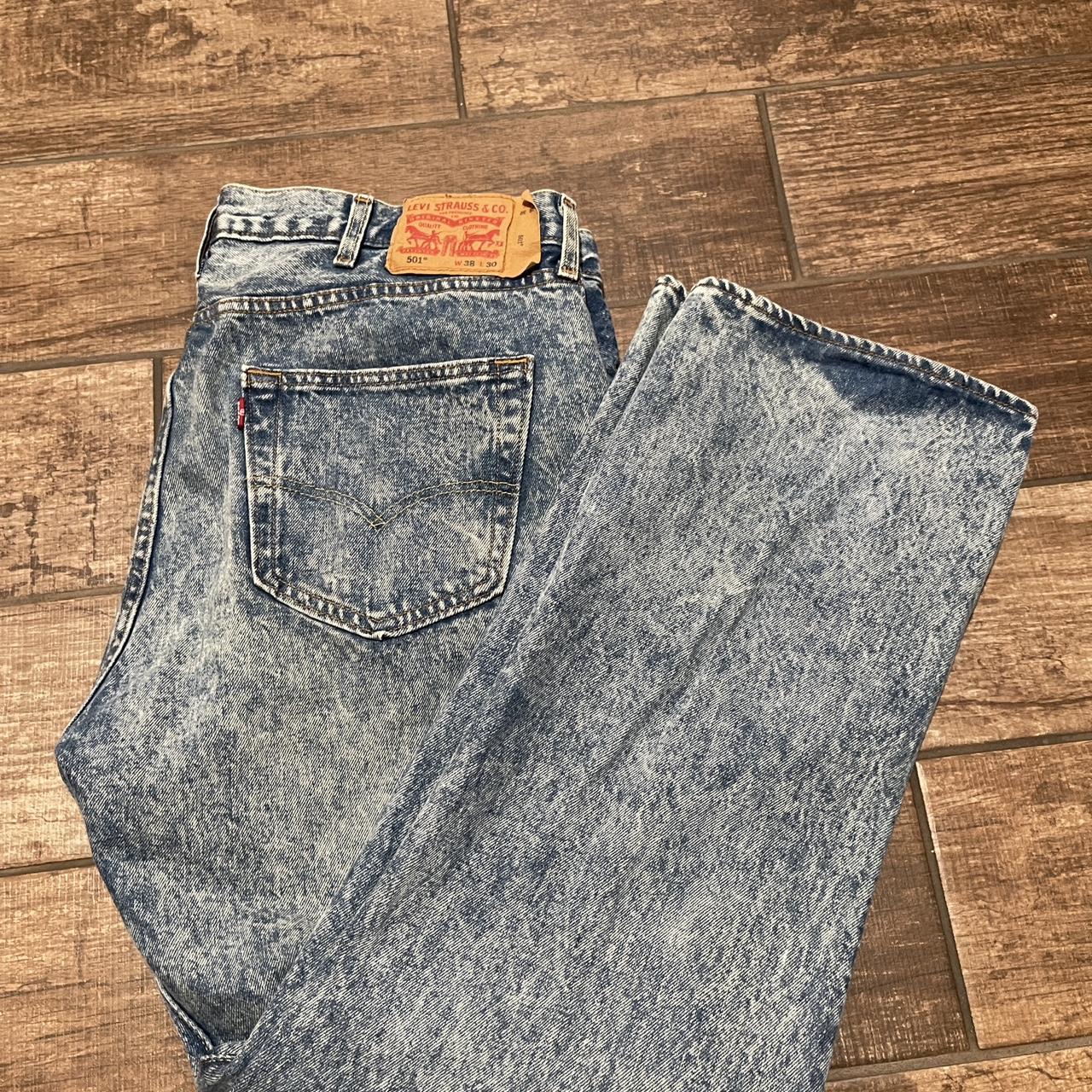 Levi s 501 W38 L30 Blue Denim Nice fade better. Depop