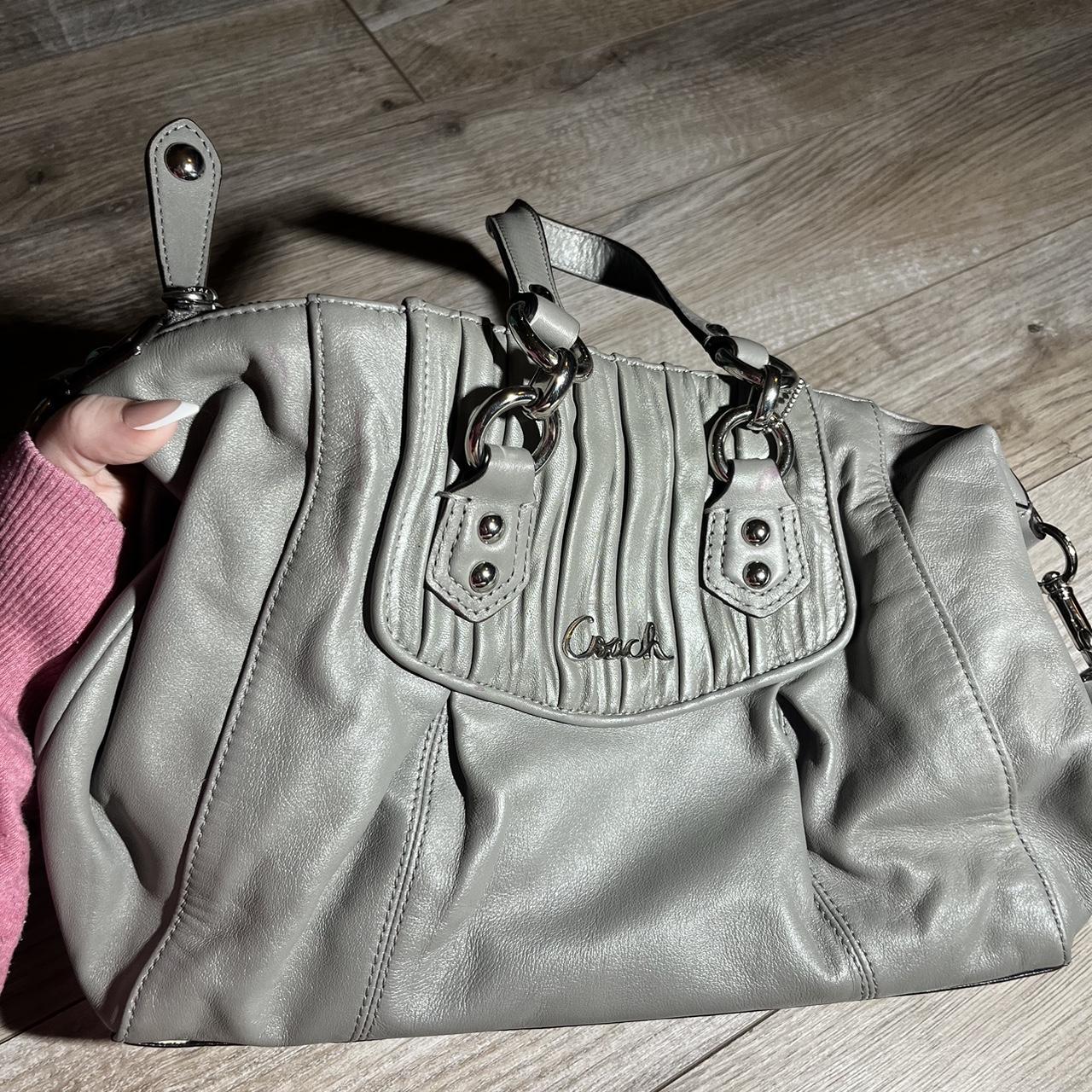 Vintage Grey popular Coach Handbag