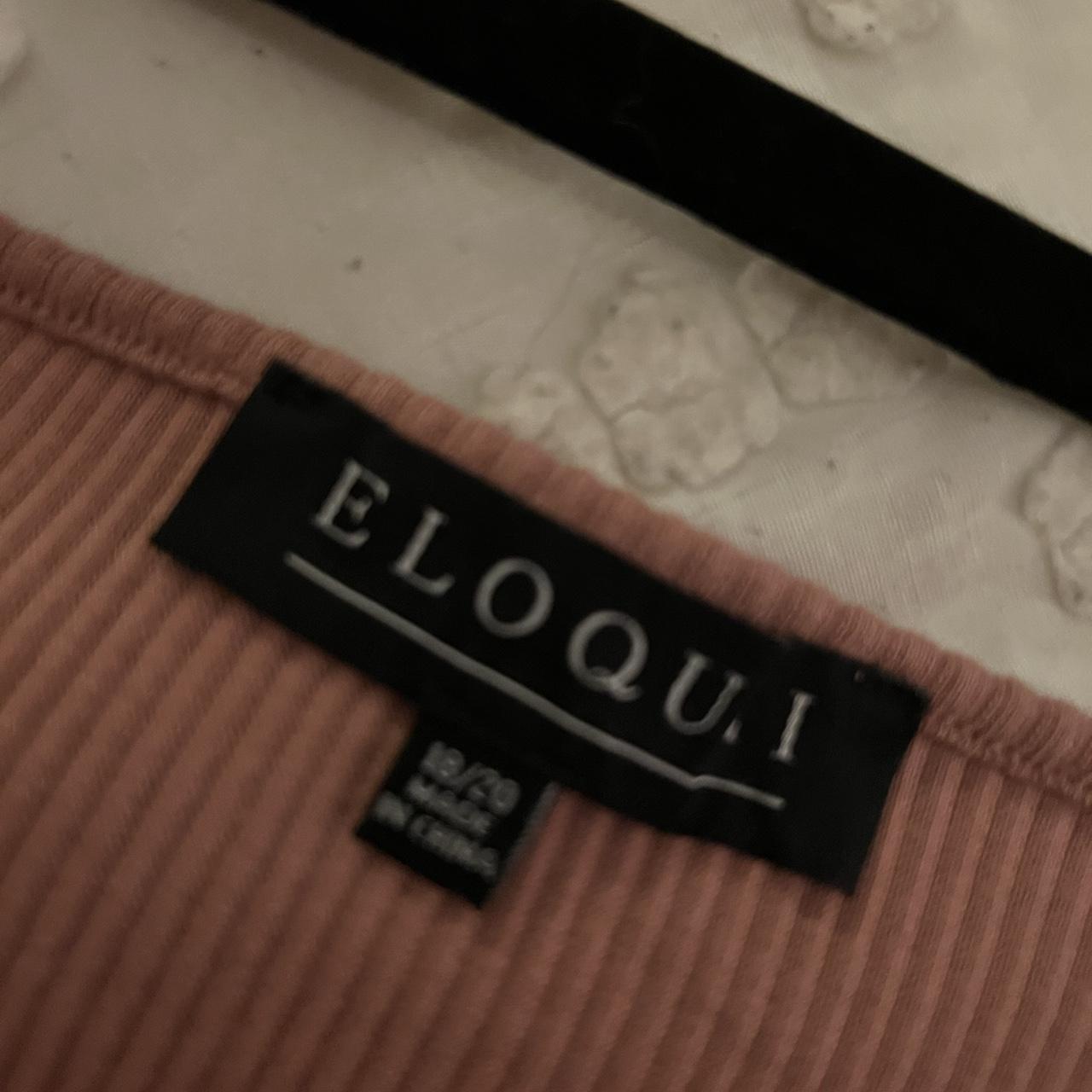 Eloquii Women's Pink Bodysuit (3)