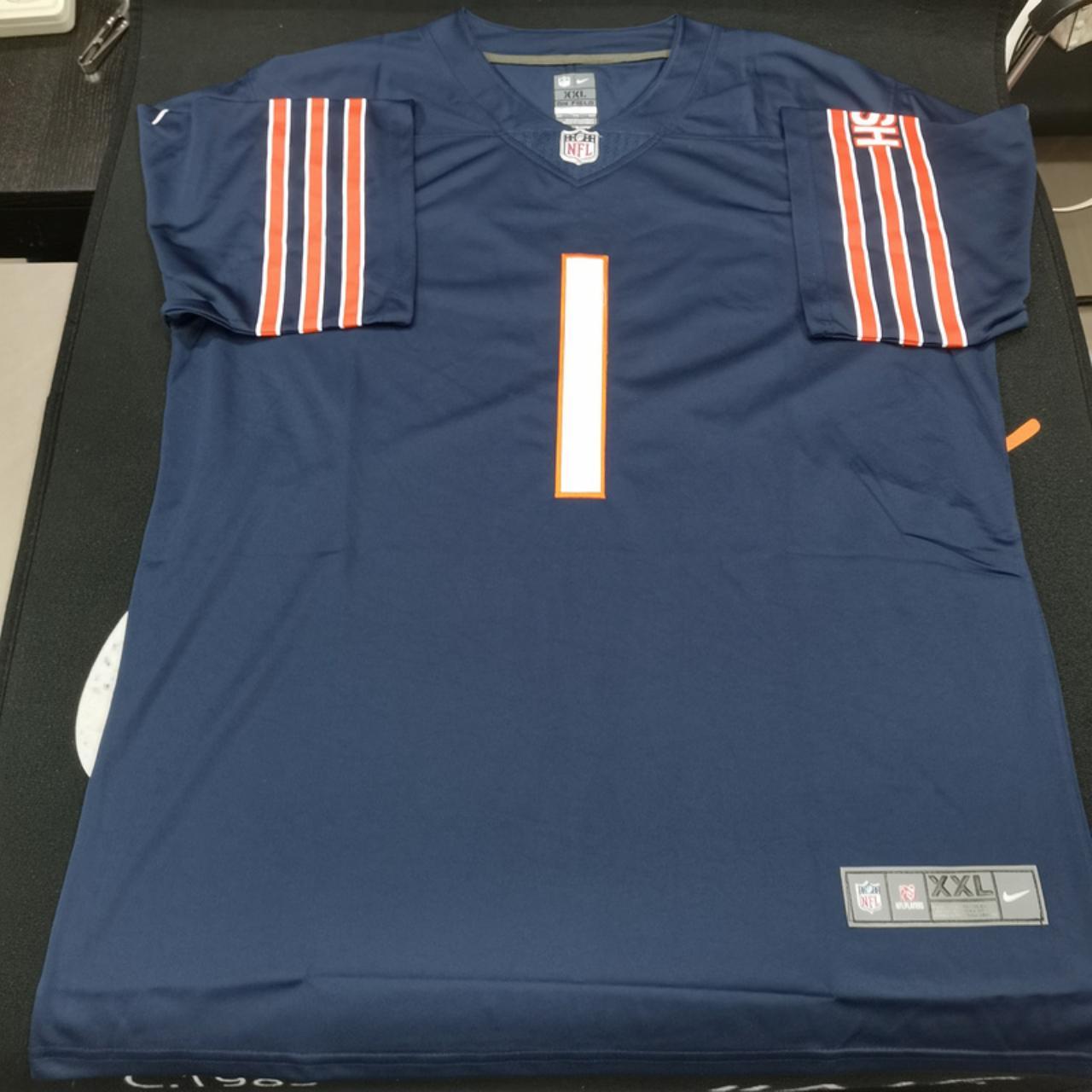 Nike Chicago Bears Elite Jersey SZ 52 Justin Fields - Depop