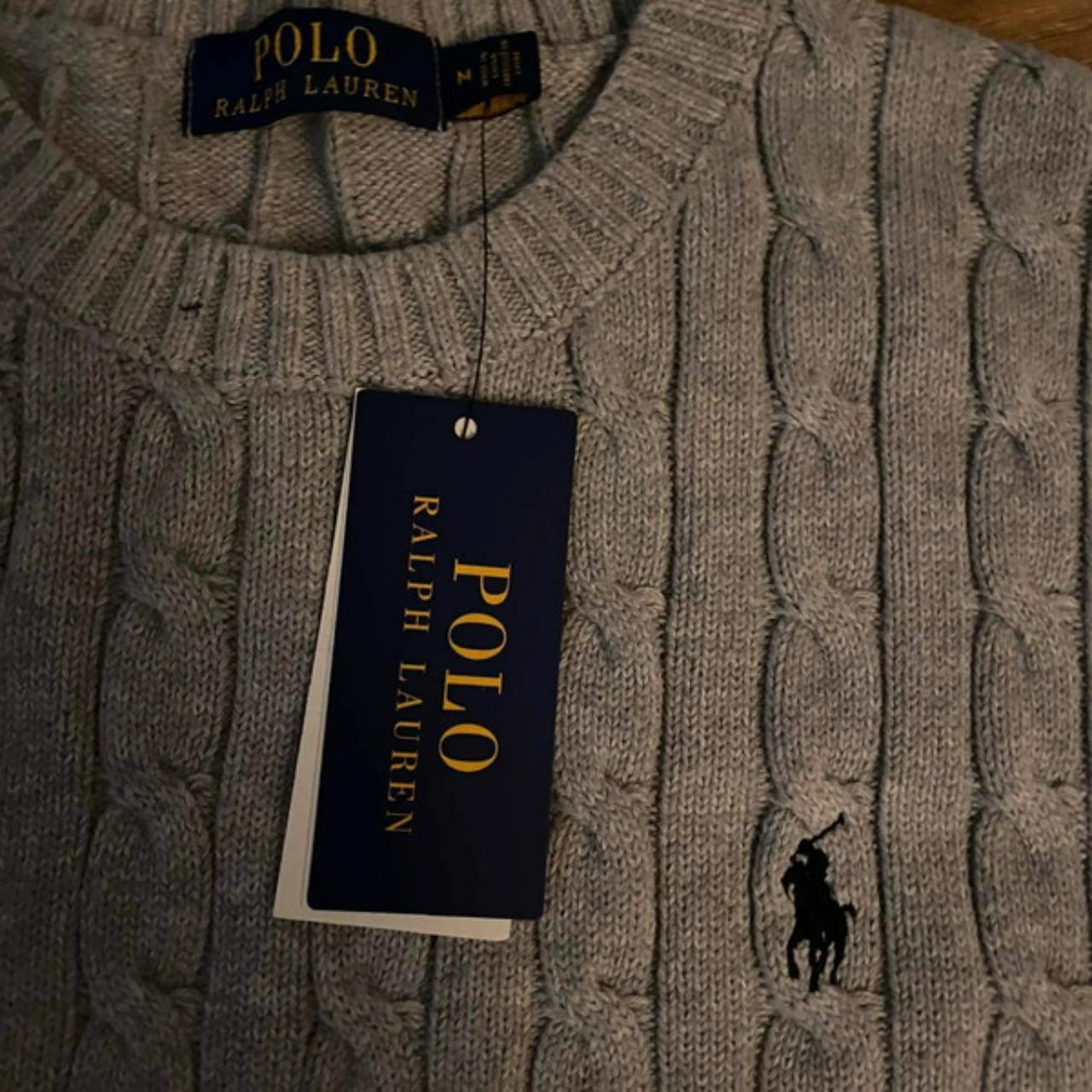 Polo Ralph Lauren grey sweater in size M. No... - Depop