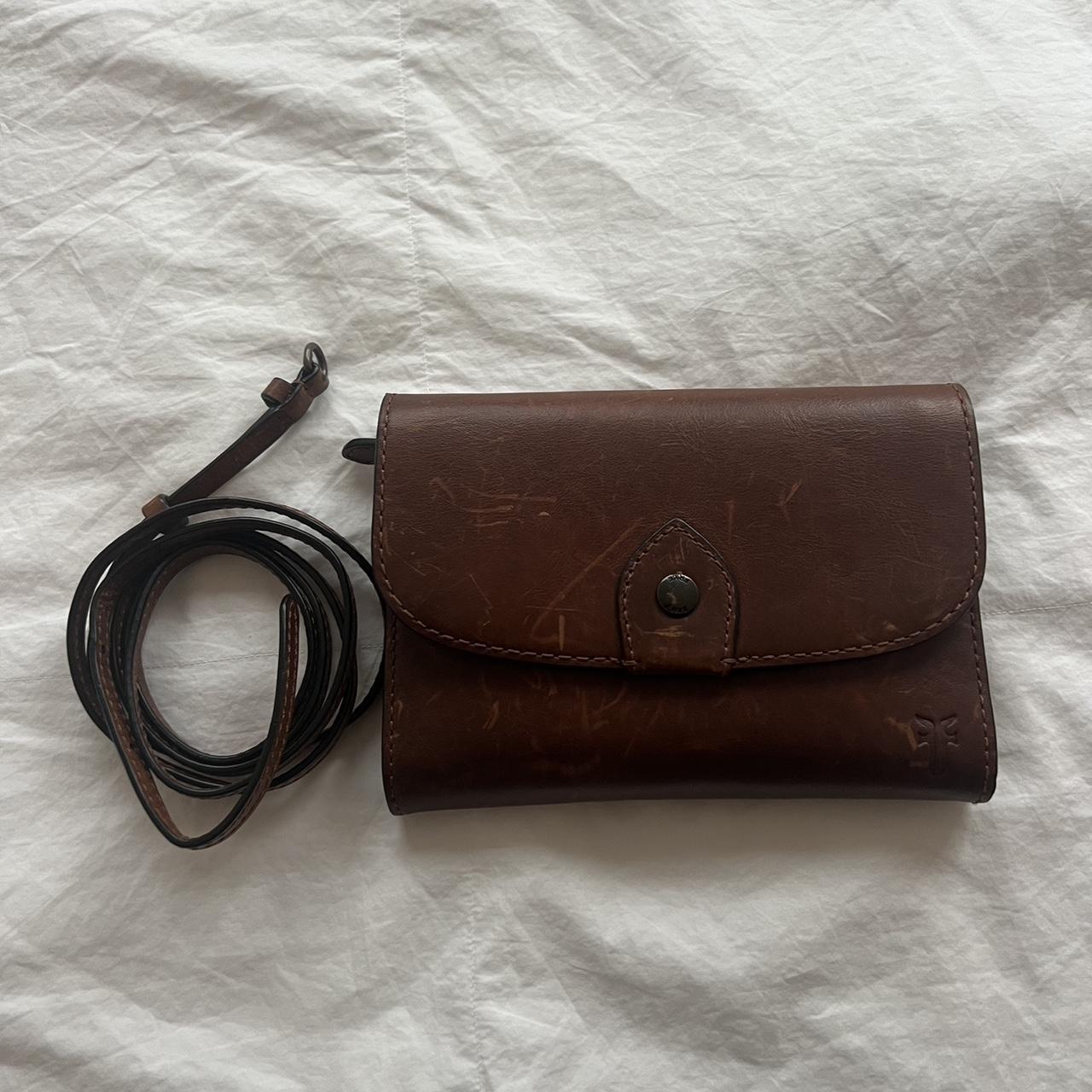 FRYE Burn Red Genuine Leather Front Pockets Satchel Shoulder Bag Tote | Frye,  Shoulder bag, Genuine leather