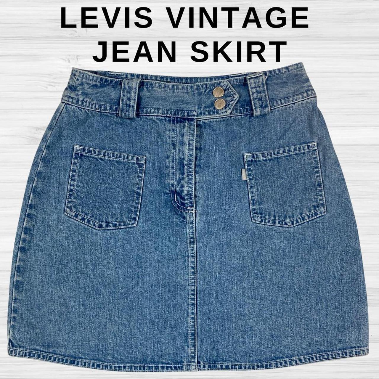 Levis denim skirt xl best sale