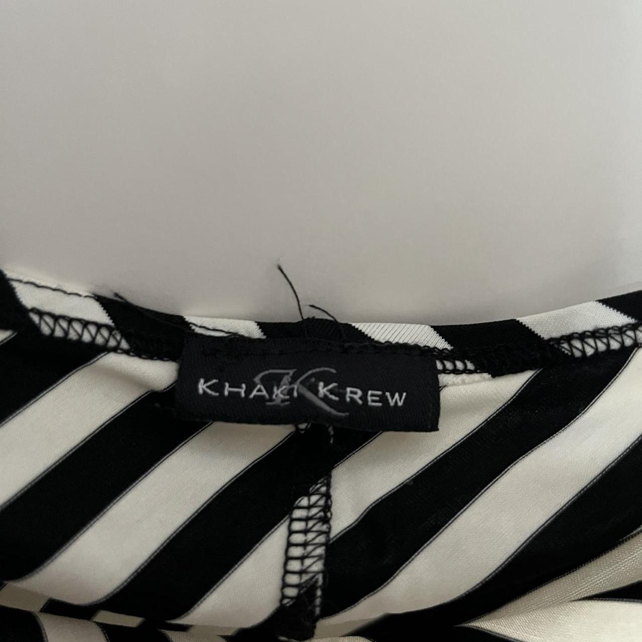 Khaki Krew Women's Black and White Dress (2)