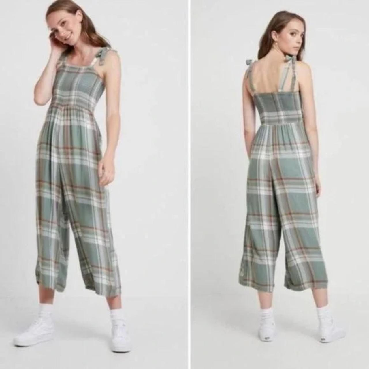 American eagle plaid jumpsuit online