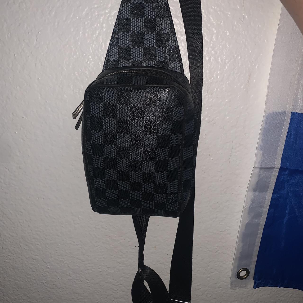 Louis Vuitton Mens Black Bag Depop 