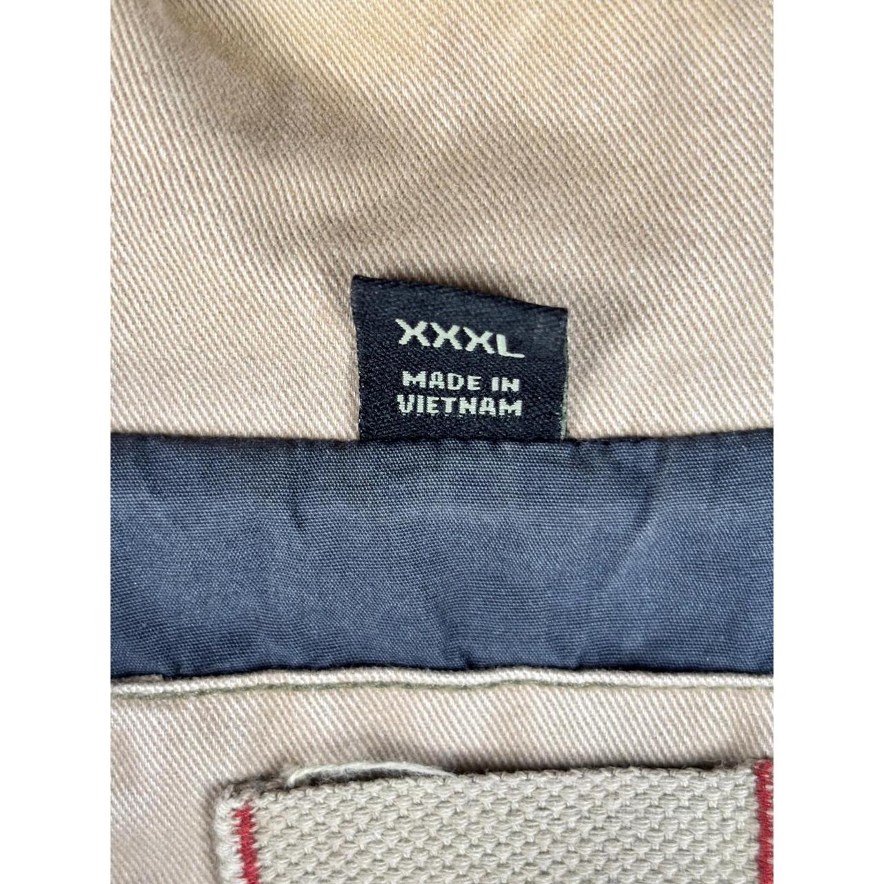 Preloved Men's Bomber Jacket - Tan - 3XL – DRI DU… - image 3